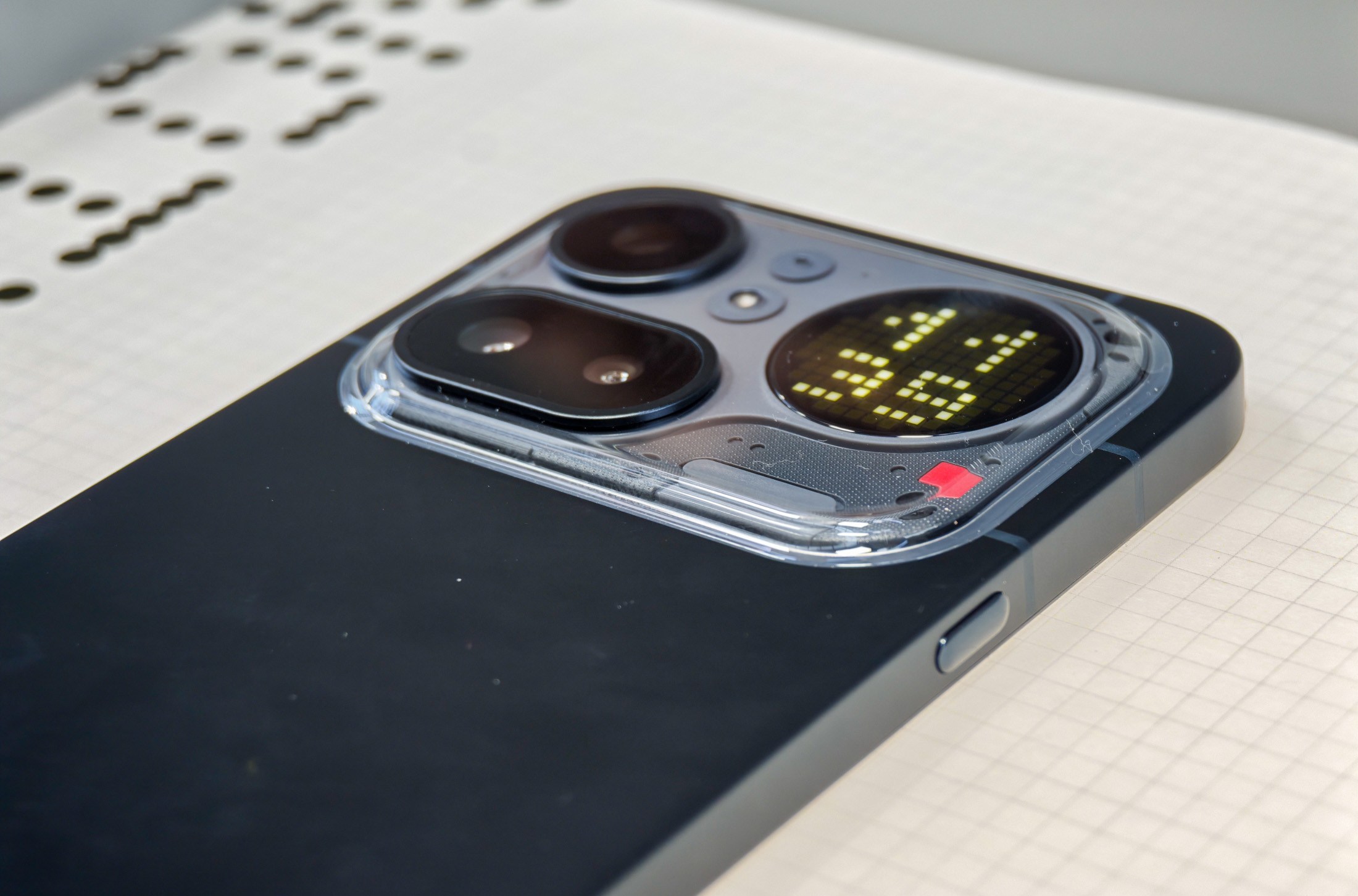 Photo of Nothing Phone 4A Pro in black at London launch event