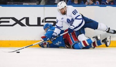 Leafs fall to Rangers, drop sixth straight decision since Olympics