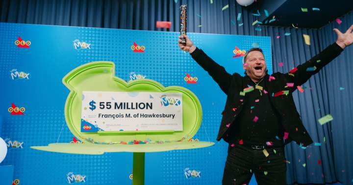 Ontario man calls $55M Lotto Max win an ‘out-of-body experience’