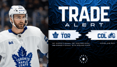 Maple Leafs Complete Trade With Colorado