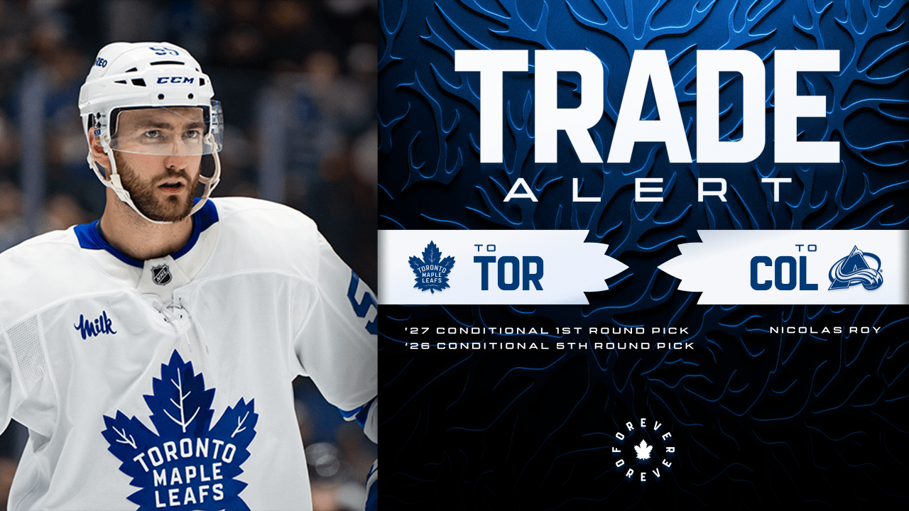 Maple Leafs Complete Trade With Colorado