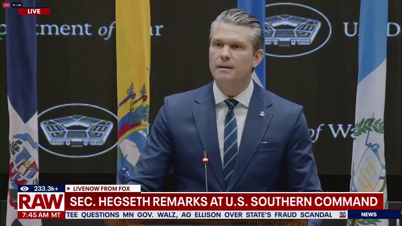 Hegseth speaks amid Iran strikes 