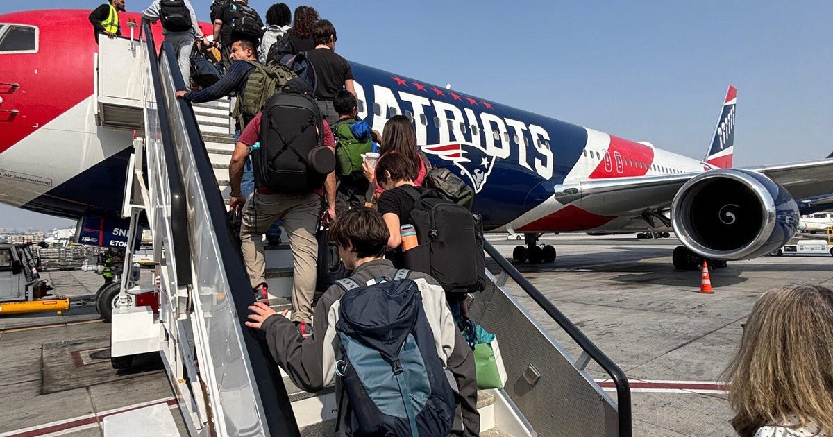 Amid war with Iran, Patriots plane brings Americans in Middle East back home