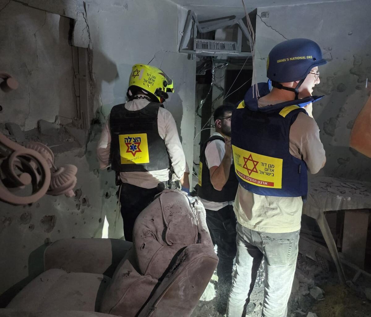 Two people killed in Ramat Gan by Iranian ballistic missile