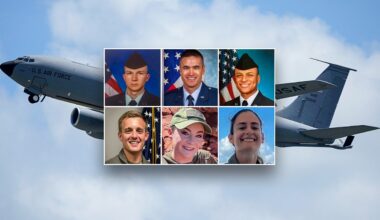 Pentagon identifies 6 US airmen killed in KC-135 tanker crash in Iraq