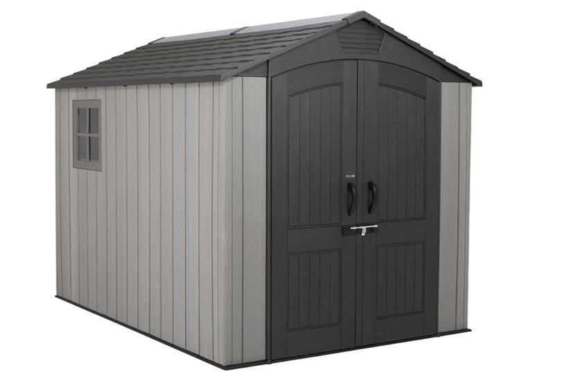 Lifetime plastic shed