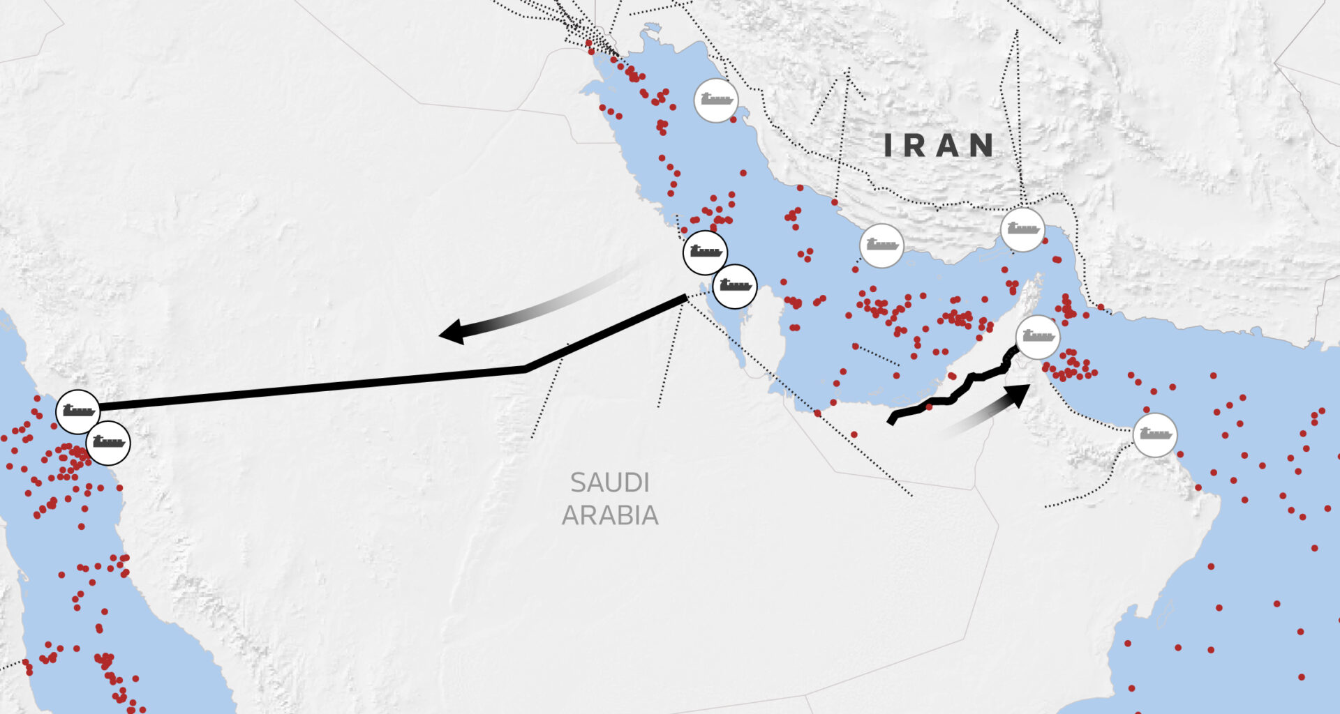 Gulf oil producers scramble to bypass Hormuz as Iran locks down the strait