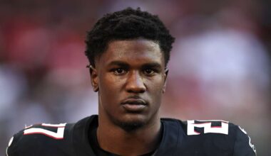 Falcons DE James Pearce Jr. charged with three felonies, one misdemeanor 