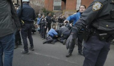 Suspicious devices ignited during protests near Manhattan's Gracie Mansion, Mamdani's official residence