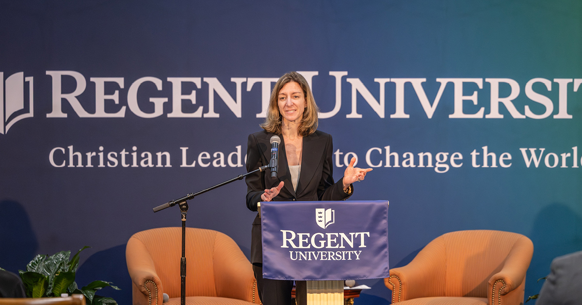 Regent University Israel Institute Hosts Former Congresswoman Elaine Luria