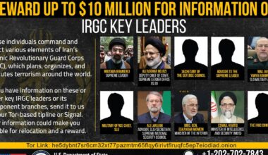 U.S. offers $10 million reward, chance to relocate for information on Iran's leaders: "Send us a tip"