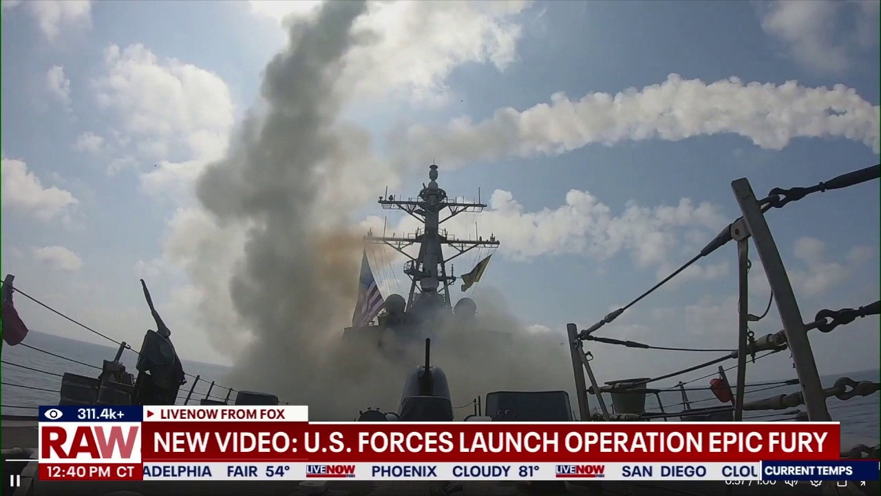 US Central Command releases Iran strike footage 