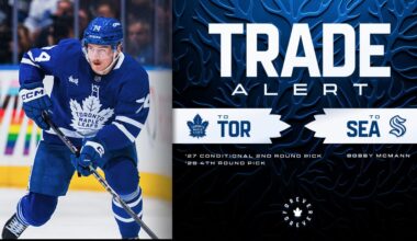 Maple Leafs Complete Trade With Seattle