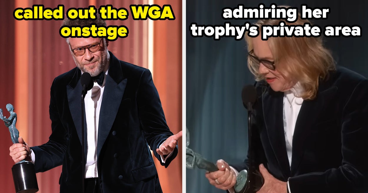 All The Awkward Moments From The 2026 Actor Awards - BuzzFeed