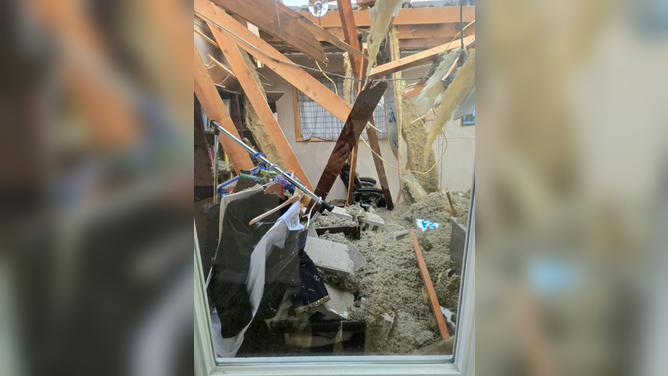 Tornado damages church in Union City, MI, Friday March 6