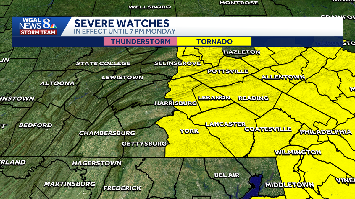 National Weather Service cancels Susquehanna Valley tornado watch