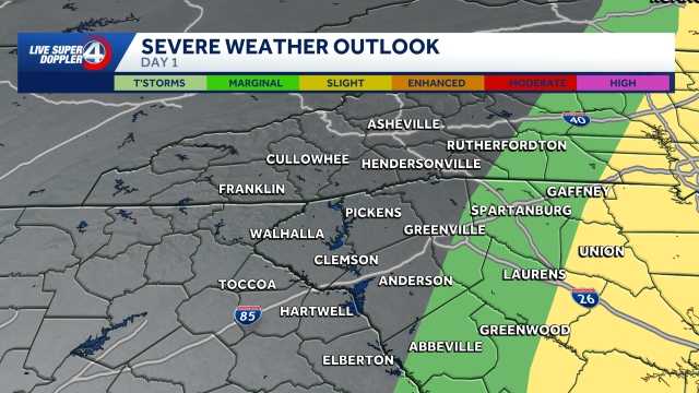 Severe threat today Severe threat today