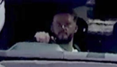 England batter Ben Duckett was driving at 93mph. Pic: Staffordshire Police/ PA