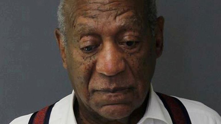 Bill Cosby was convicted of sexual assault in 2018, but was released in 2021 after the decision was overturned.. File pic: Montgomery County Correctional Facility handout via Reuters