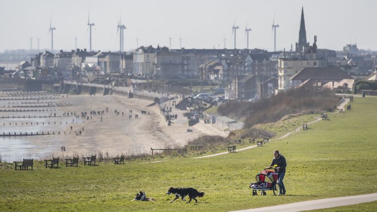 Bridlington in east Yorkshire. Pic: PA