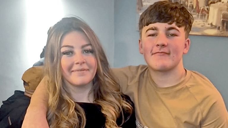 Cherish Bean and  Ethan Slater. Pic: Humberside Police/PA