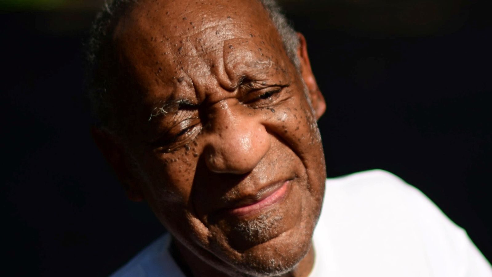 Bill Cosby outside his home in 2021 after Pennsylvania's highest court overturned a sexual assault conviction. File pic: Reuters