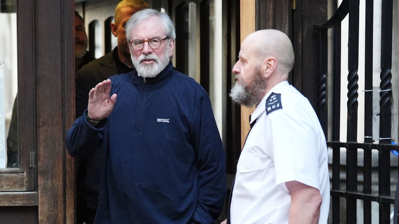 Adams's trial has been taking place at the High Court in London. Pic: PA