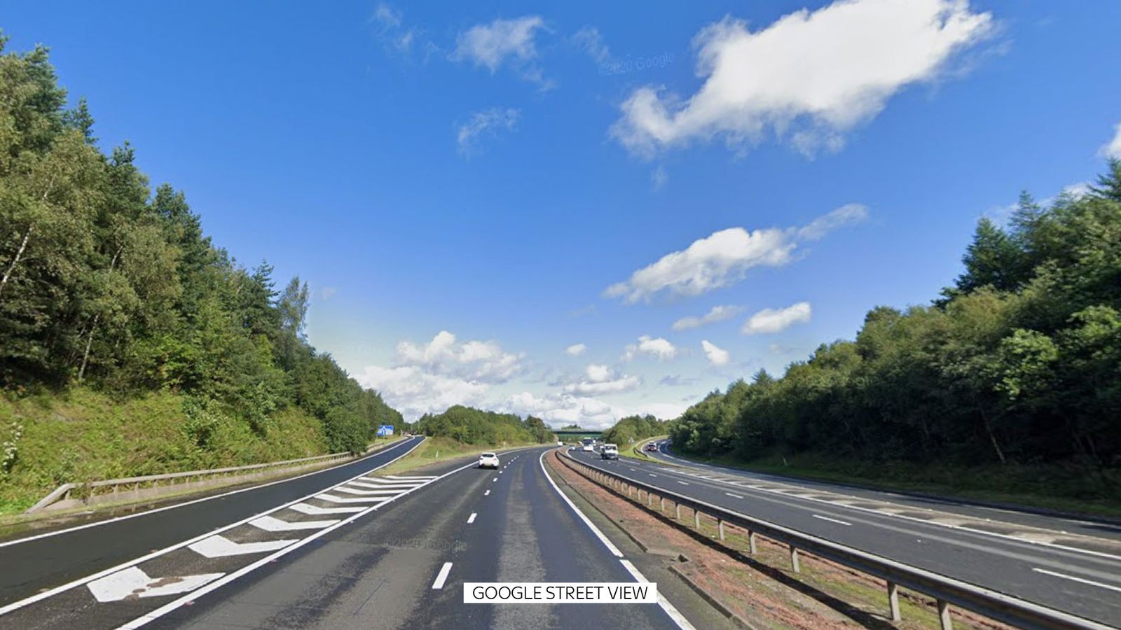 The collision occurred on the M73 at J2A Gartcosh Interchange