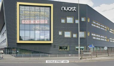 The boy was stabbed at Nottingham University Academy of Science and Technology