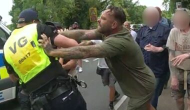 Handout screen grab taken from bodyworn video dated 17 July 2025 issued by Essex Police of Phillip Curson. Pic: PA