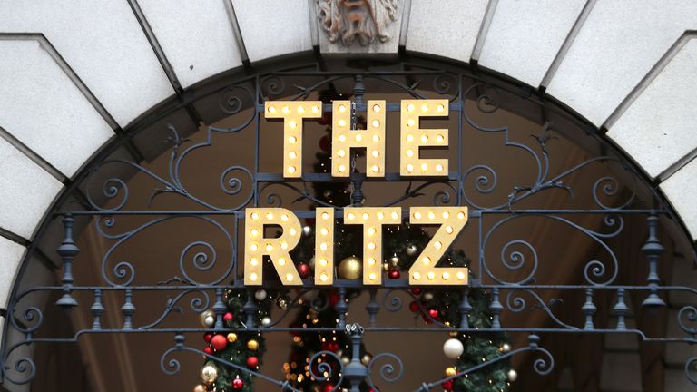 The Ritz in London. Pic: PA