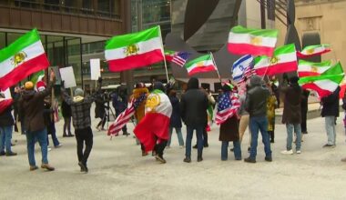 Iranians in Chicago celebrate U.S., Israel attack, killing Supreme Leader Ayatollah Ali Khamenei