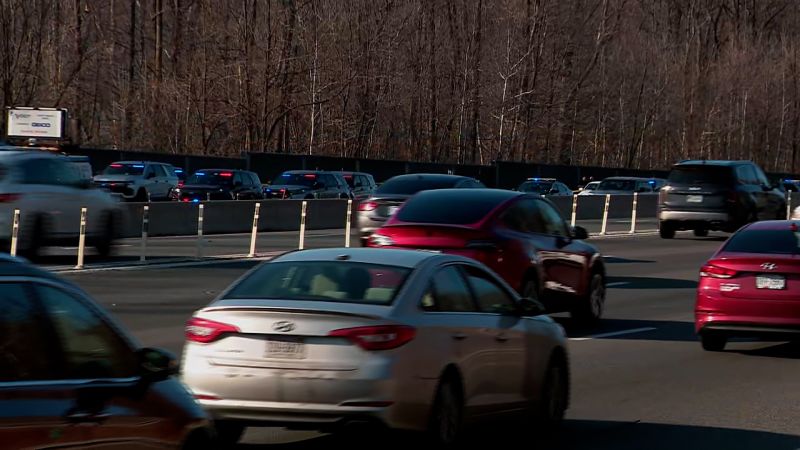Beltway stabbing: Man killed by state trooper after fatally stabbing a woman and a dog in road rage incident near Washington, DC