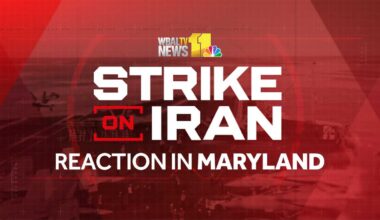 Maryland reacts to major strike by US, Israel