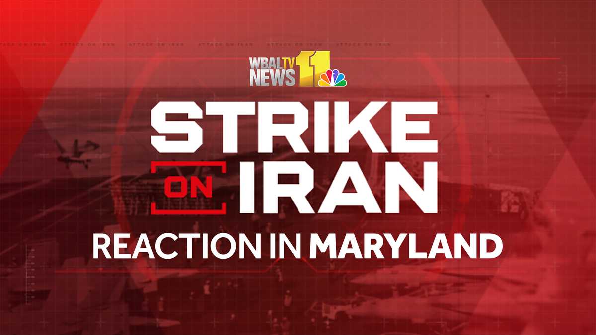 Maryland reacts to major strike by US, Israel