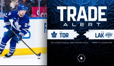 Maple Leafs Complete Trade With Los Angeles