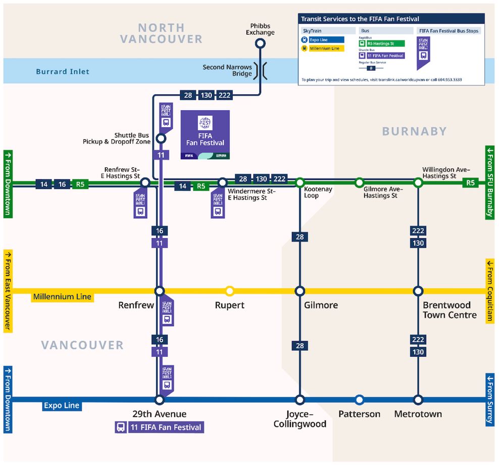 translink pne fifa fan festival bus service