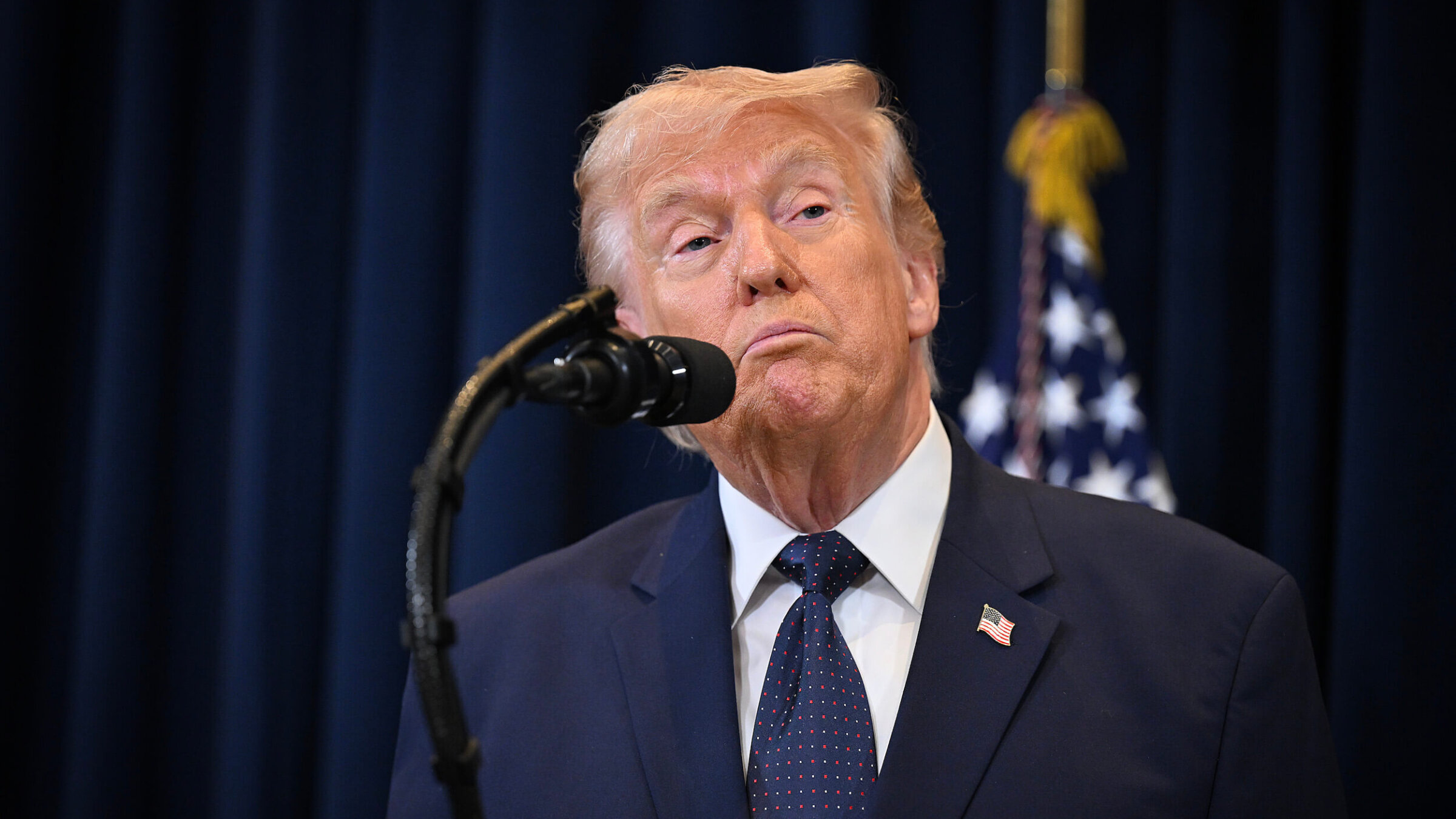 President Donald Trump speaks at Trump National Doral Miami on March 9.