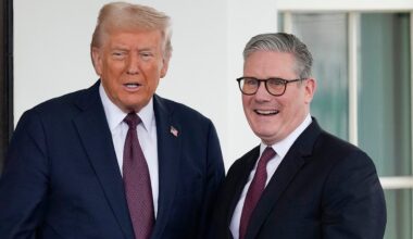 Trump and Starmer agree Strait of Hormuz must reopen amid tensions