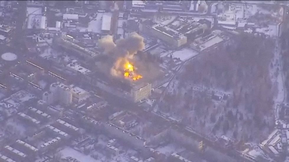 Ukrainian strike on Bryansk