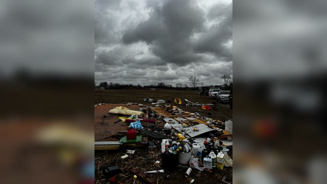 Widespread tornado damage in Union City, MI, March 7.