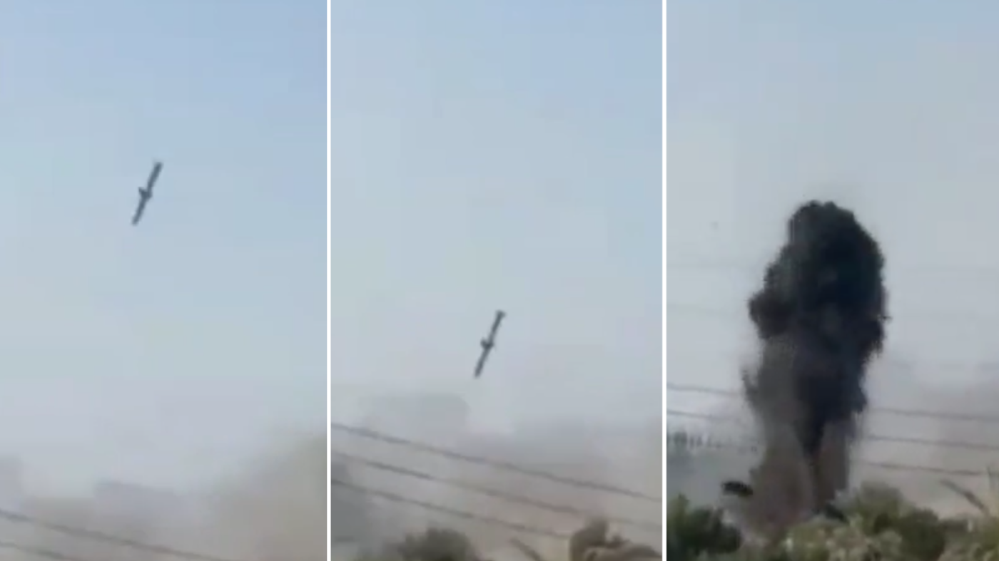 Video appears to show U.S. missile striking Iranian school compound : NPR