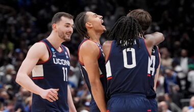 The Final Four is set with UConn stunning Duke to join Illinois, Arizona and Michigan : NPR