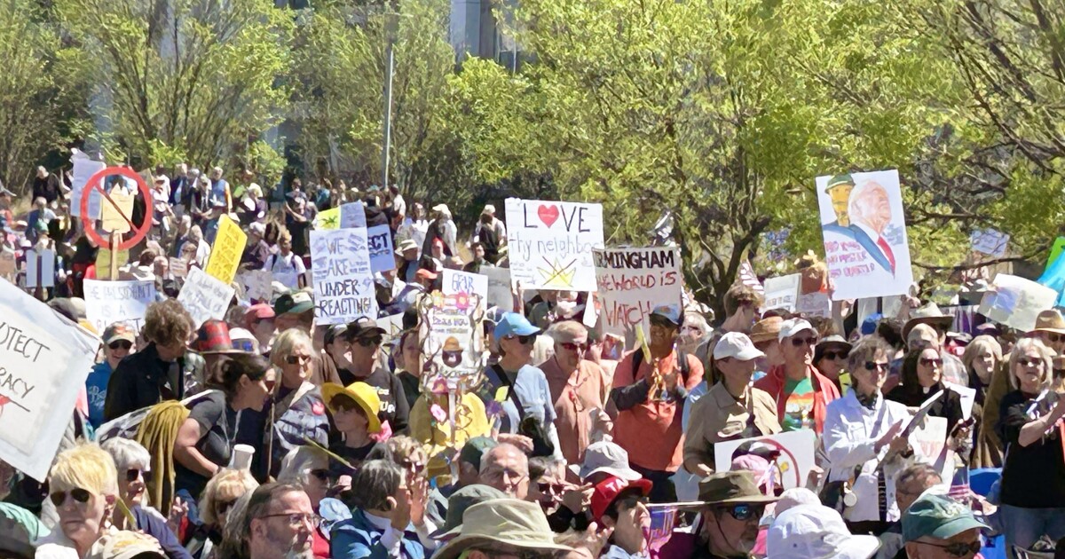 War with Iran drives protestors to No Kings III event in Birmingham