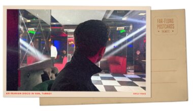 Iranians escaping war let loose at a disco in Turkey : NPR