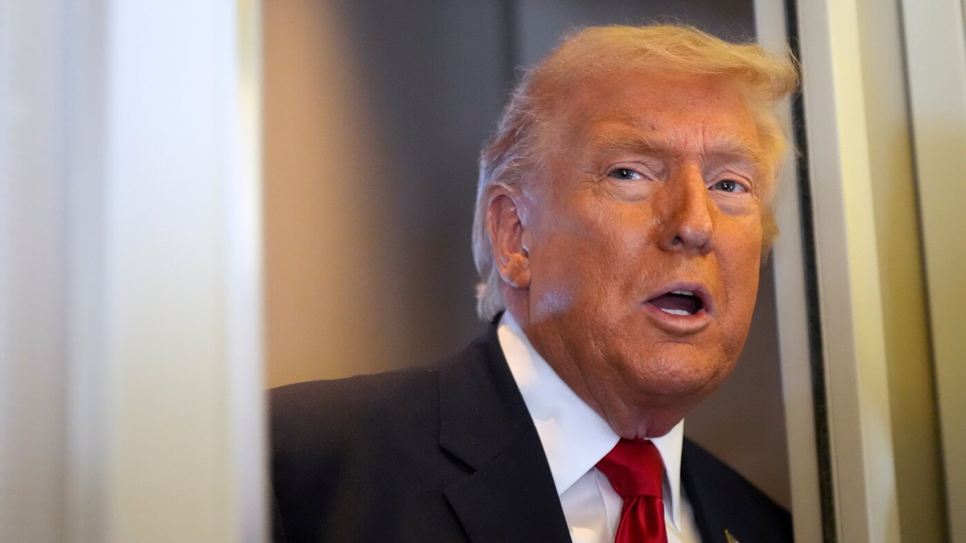 Trump says he won't sign bills until Congress overhauls voting : NPR