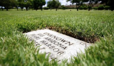 Remains of USS Arizona crew members buried as unknowns to be exhumed from a Hawaii cemetery