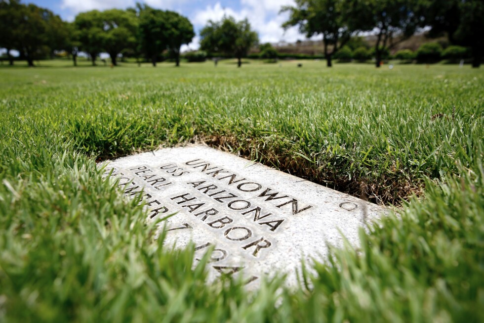Remains of USS Arizona crew members buried as unknowns to be exhumed from a Hawaii cemetery