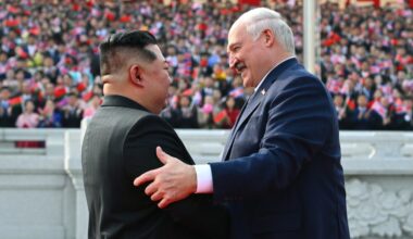 Lukashenko arrives in North Korea’s capital for talks with Kim Jong Un