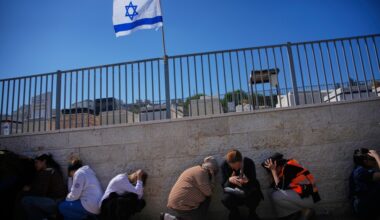 Photos show Israel after Iran retaliated with missiles